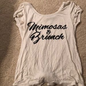 Mimosas and brunch tee